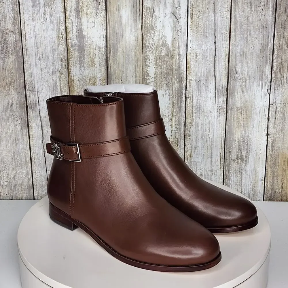 New - Lauren Ralph Lauren Women's Brooke Casual Booties - Size 6 B - Picture 1 of 10